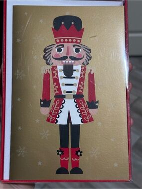 Nutcracker Christmas Card Wishing You Everything Jolly Merry Happy Always New